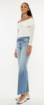 Veronica Premier High Rise Slim Wide Leg Jeans - Official Kancan USA