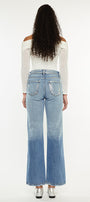 Veronica Premier High Rise Slim Wide Leg Jeans - Official Kancan USA