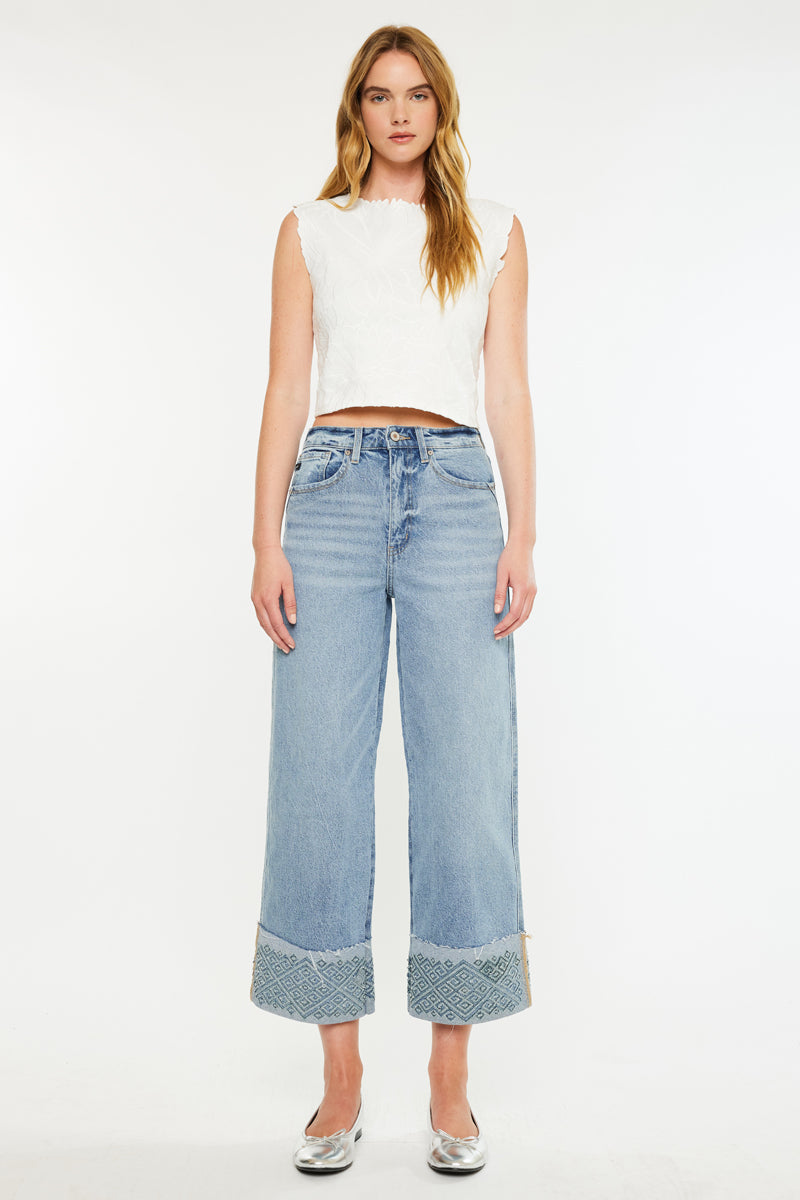 Grace Premier 90's Cropped Wide Leg - Official Kancan USA