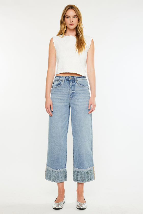 Grace Premier 90's Cropped Wide Leg