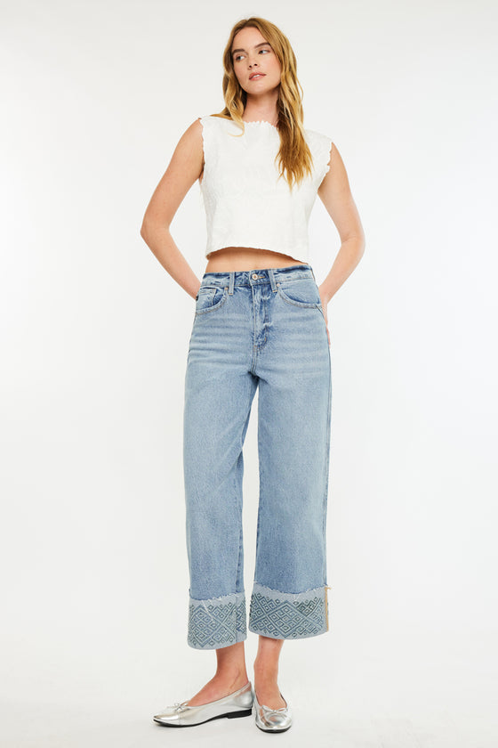 Grace Premier 90's Cropped Wide Leg