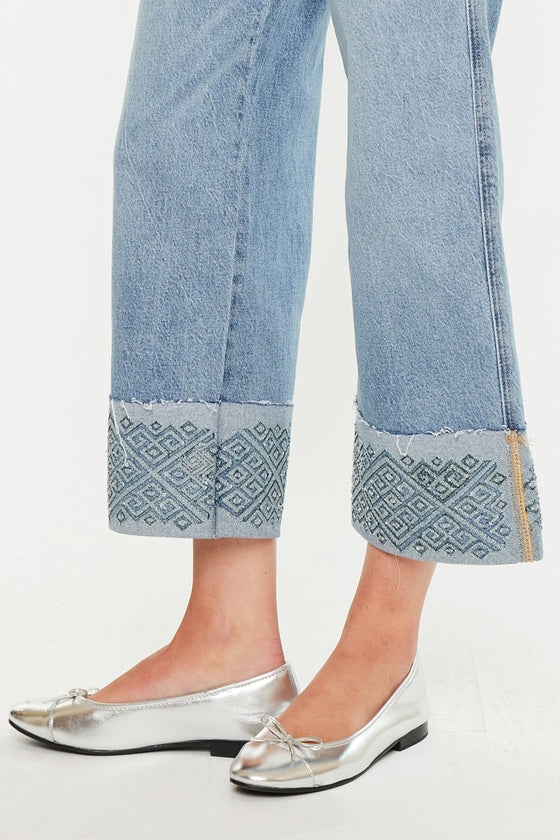 Grace Premier 90's Cropped Wide Leg
