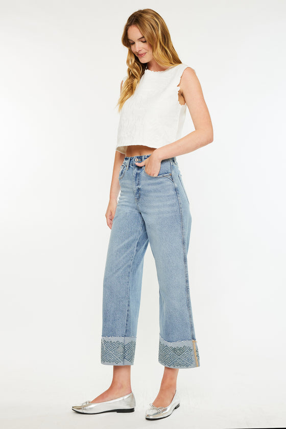 Grace Premier 90's Cropped Wide Leg