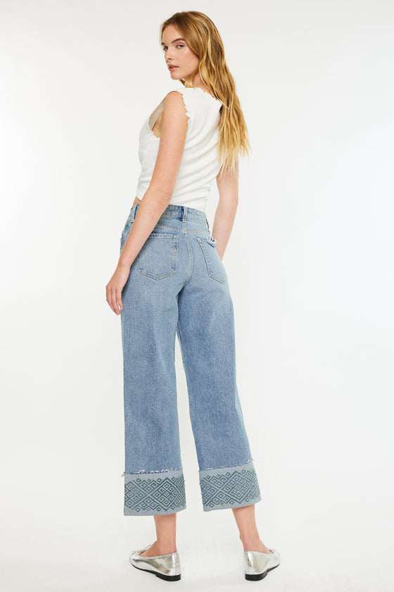 Grace Premier 90's Cropped Wide Leg