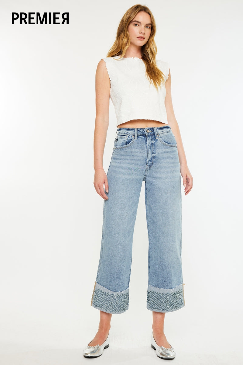 Grace Premier 90's Cropped Wide Leg - Official Kancan USA