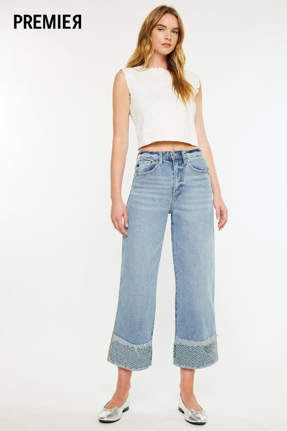Grace Premier 90's Cropped Wide Leg