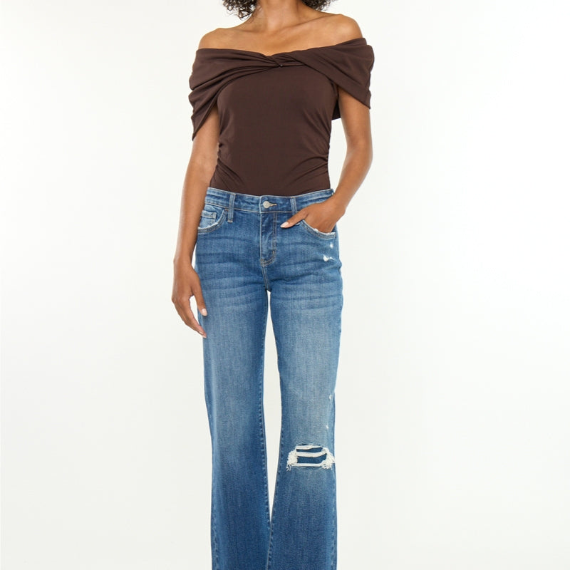 Bianca Essentials Mid Rise True Straight - Official Kancan USA