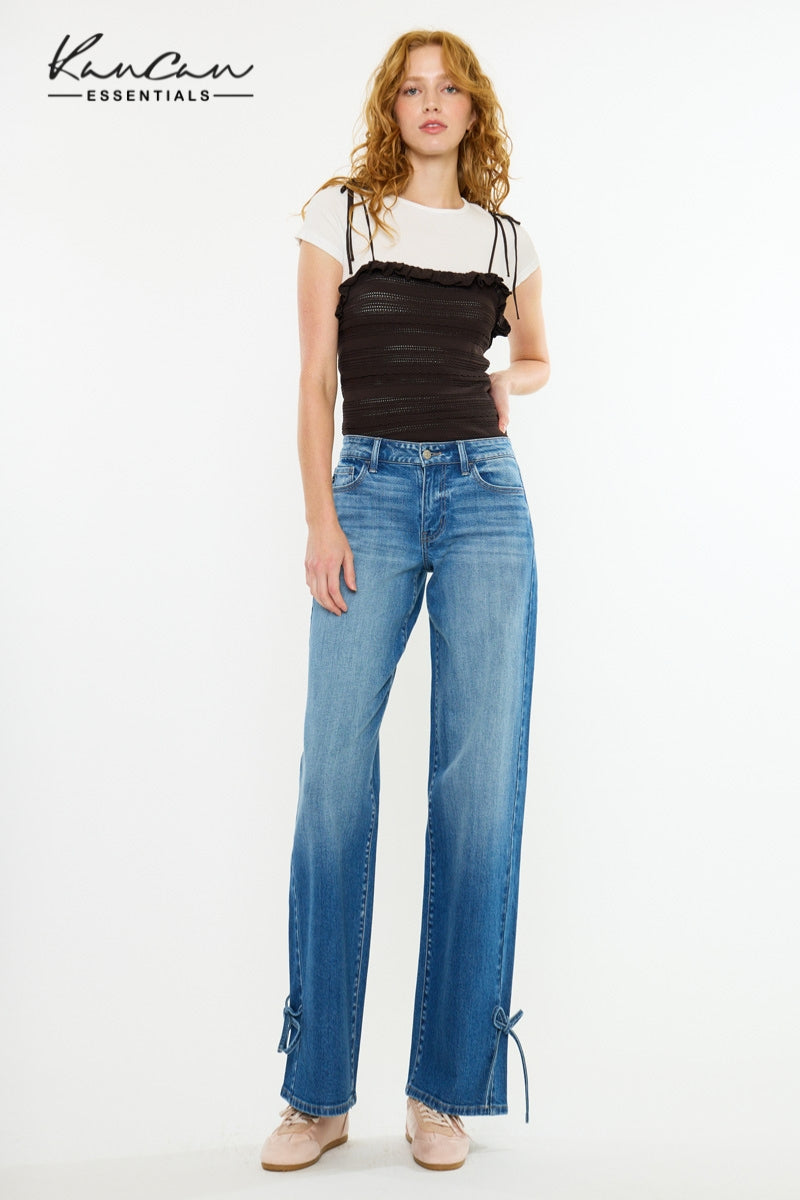 Paulette Essentials Mid Rise Wide