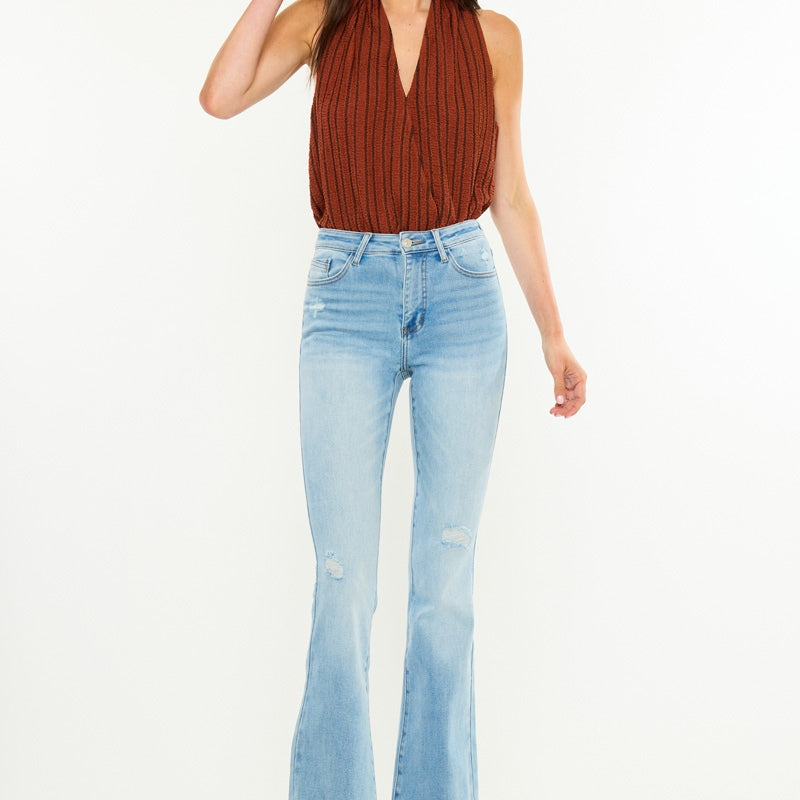Stephanie Essentials High Rise Flare