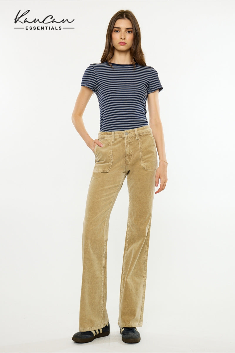 Laila Essentials High Rise Wide Flare