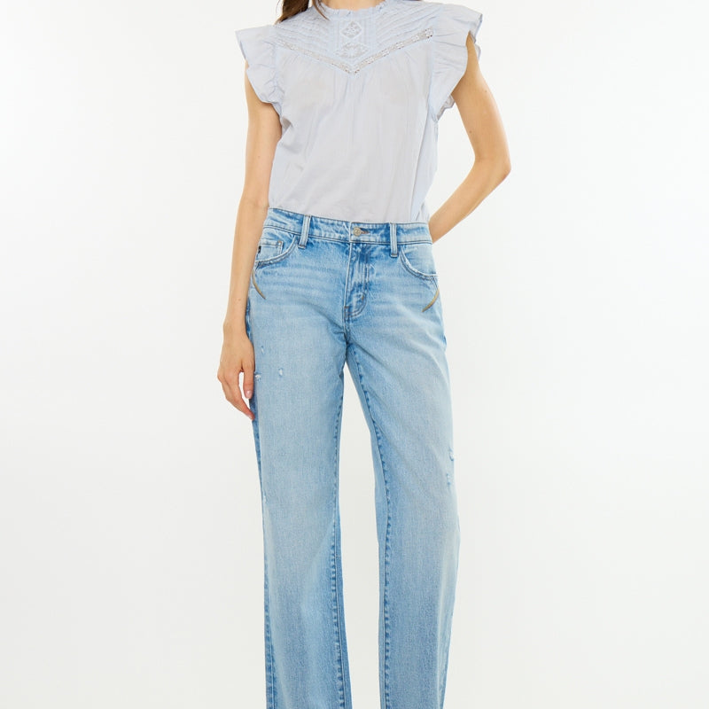 Saharah Essentials Low Rise Straight