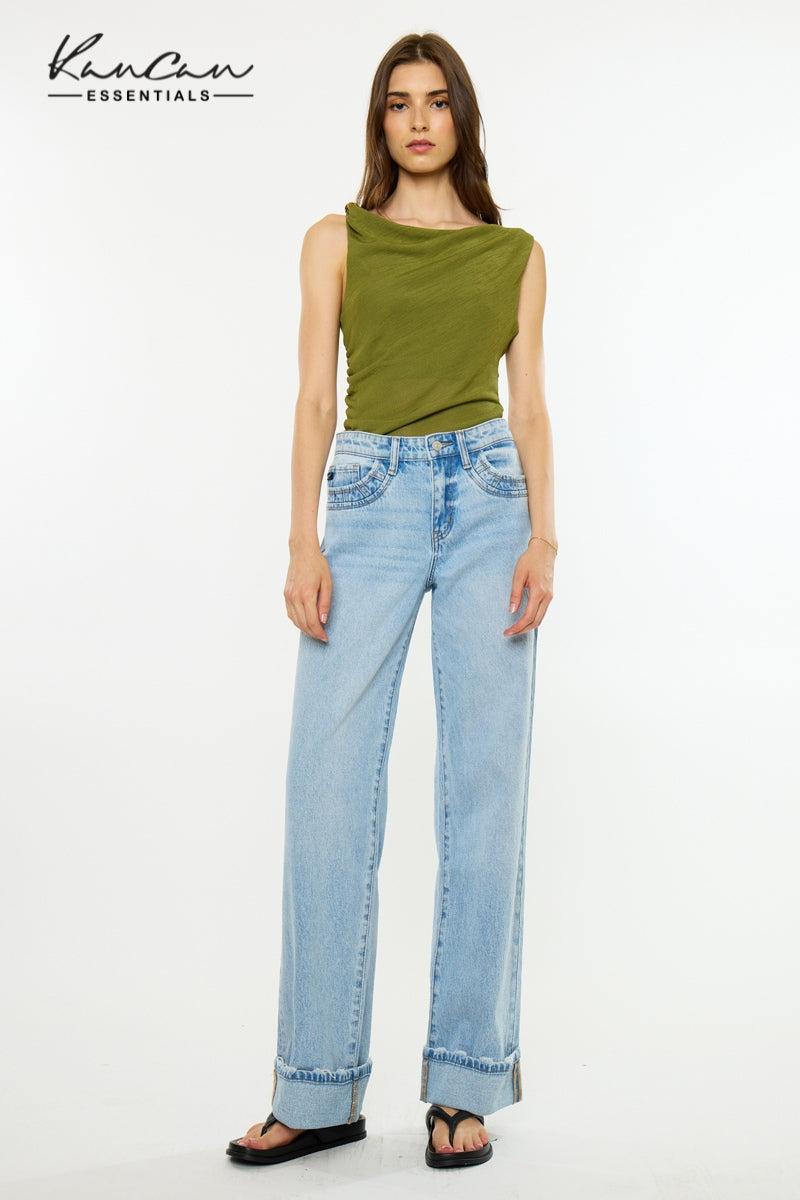 Crystal Essentials 90's Low Rise Straight