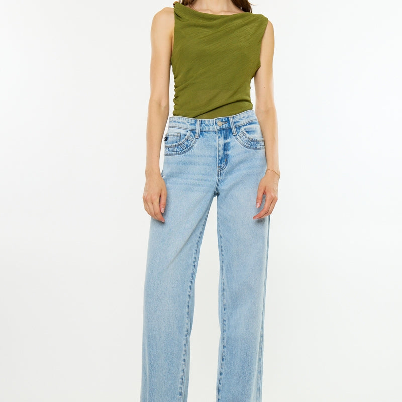 Crystal Essentials 90's Low Rise Straight