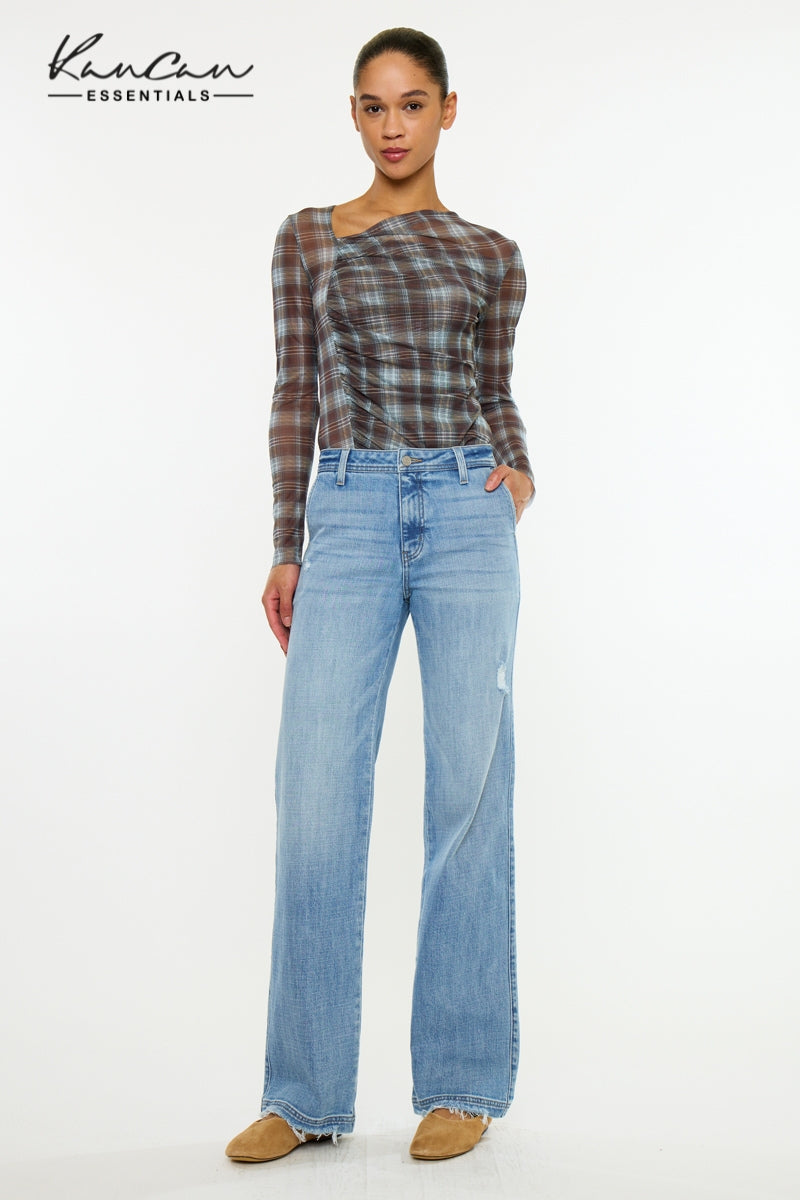 Violet Essentials High Rise Straight Boot