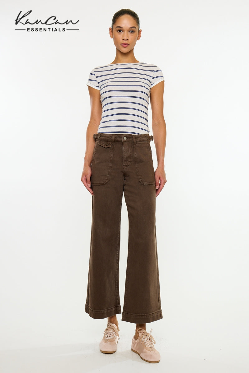 Shellie Essentials High Rise Crop Wide