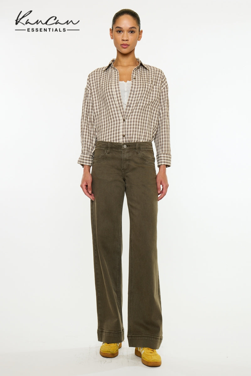 Sandy Essentials Mid Rise Wide
