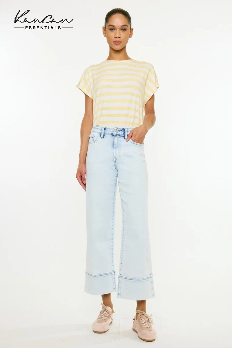 Kassie Essentials Crop Wide