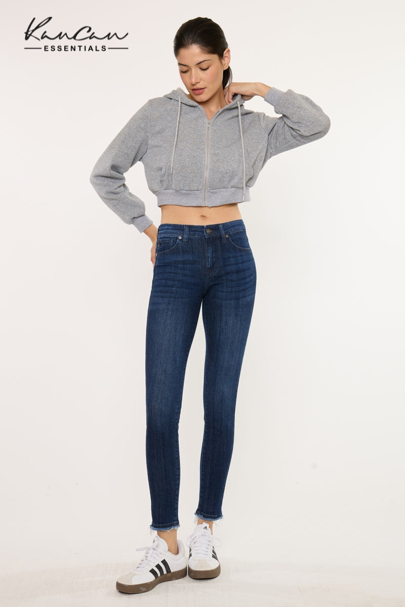 Atlanna Essentials Mid Rise Ankle Skinny