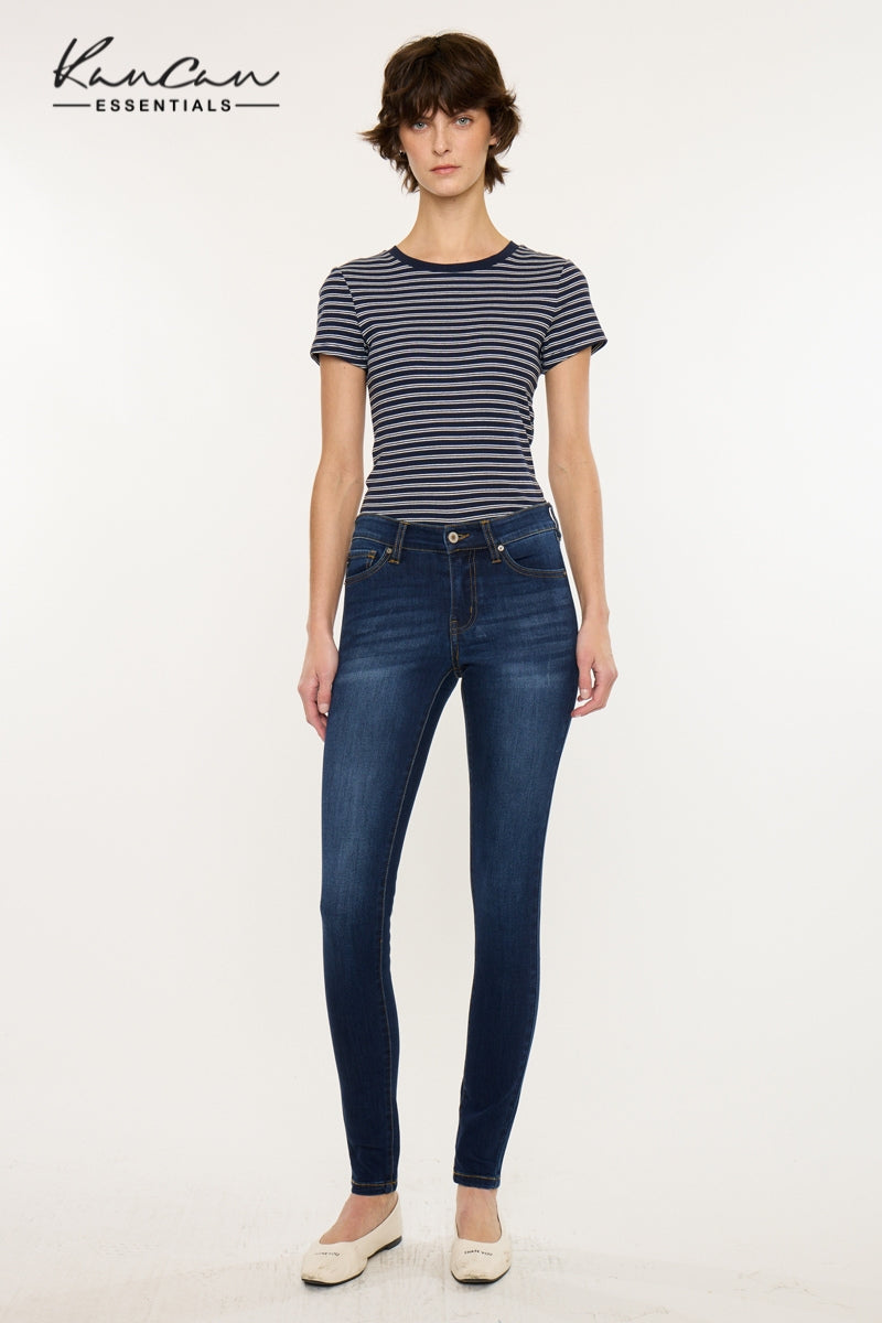 Madison Essentials Mid Rise Super Skinny - Official Kancan USA