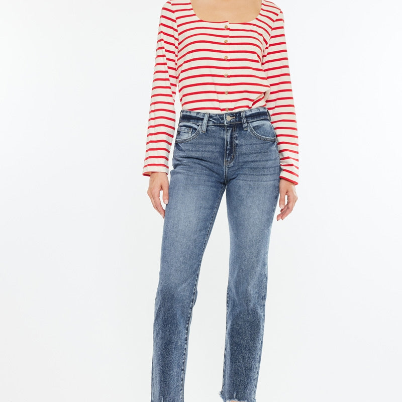 Kathrine Essentials High Rise Slim Straight - Official Kancan USA