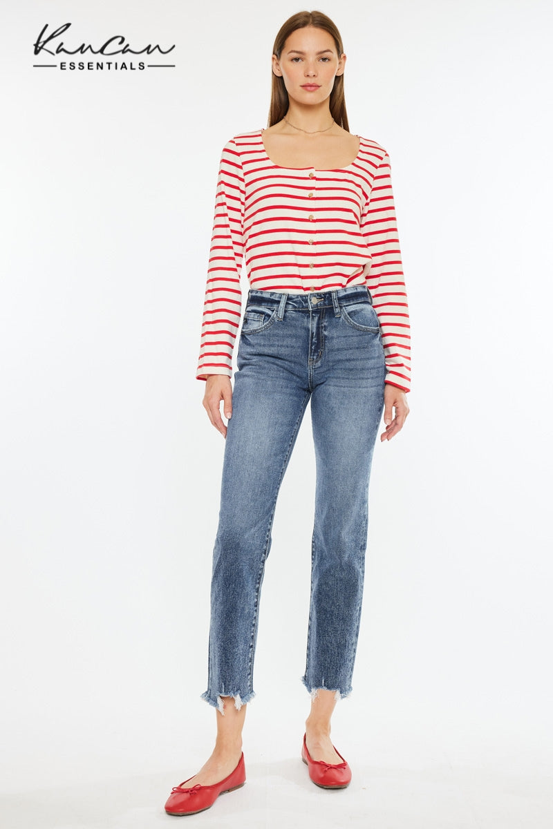 Kathrine Essentials High Rise Slim Straight - Official Kancan USA