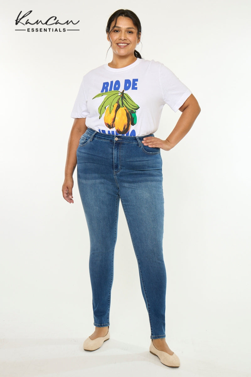 Bluebird Essentials High Rise Super Skinny (Plus Size) - Official Kancan USA
