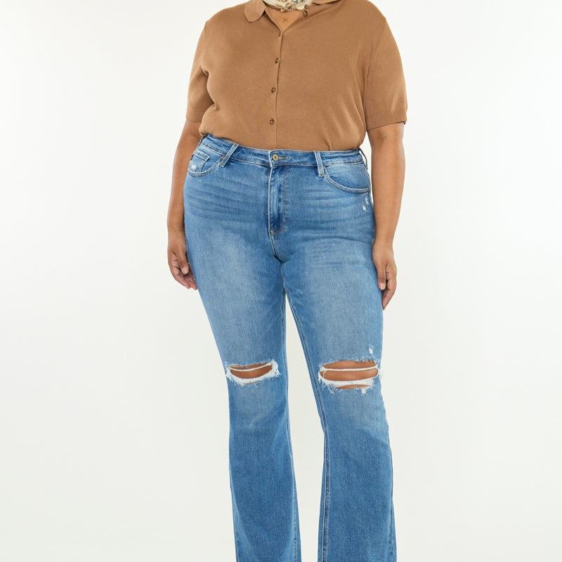Sunflower Essentials High Rise Bootcut (Plus Size) - Official Kancan USA