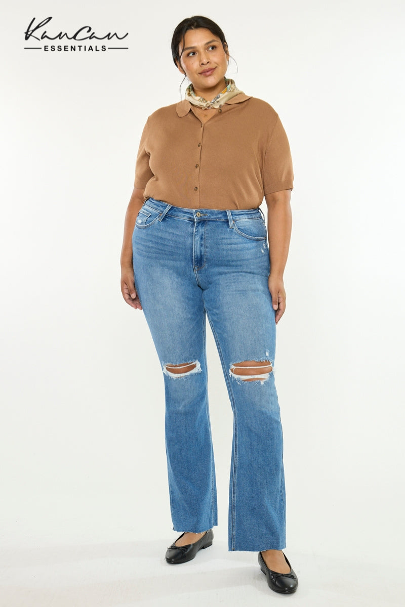 Sunflower Essentials High Rise Bootcut (Plus Size) - Official Kancan USA