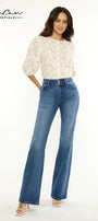Avonlea High Rise Wide Flare Jeans – Stretch Denim - Official Kancan USA