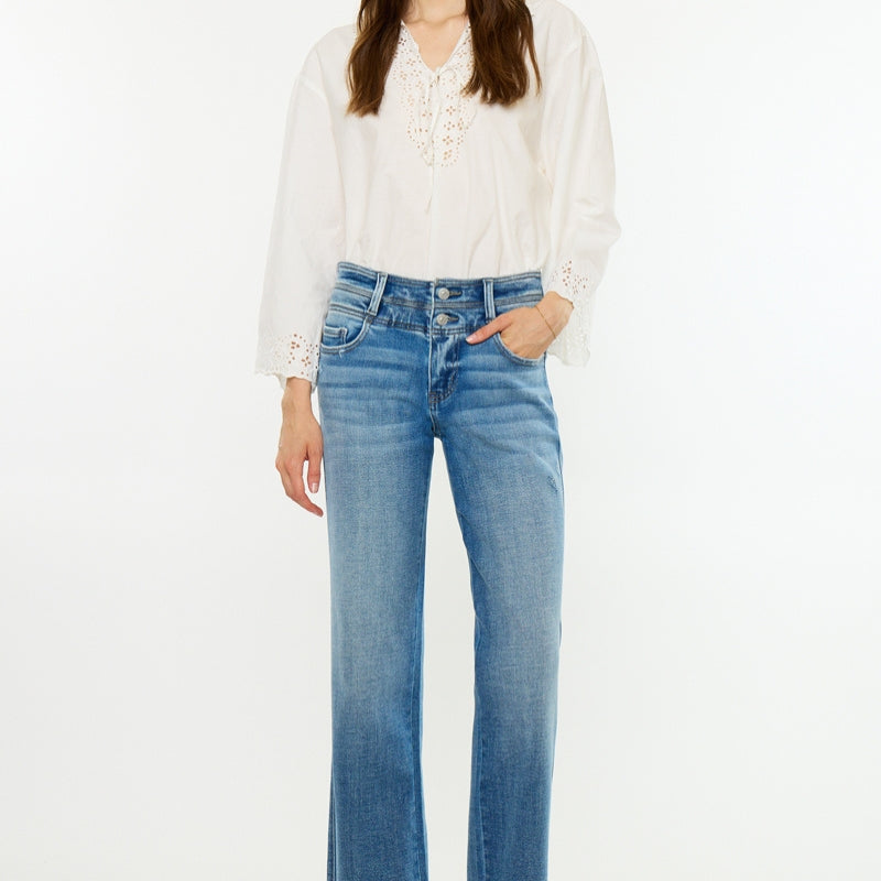 Alba Essentials Mid Rise True Straight