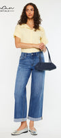 Reyna Essentials High Rise Wide Leg Jeans - Official Kancan USA