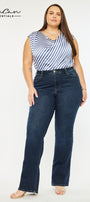 Avery Essentials High Rise Bootcut Jeans (Plus Size) - Official Kancan USA