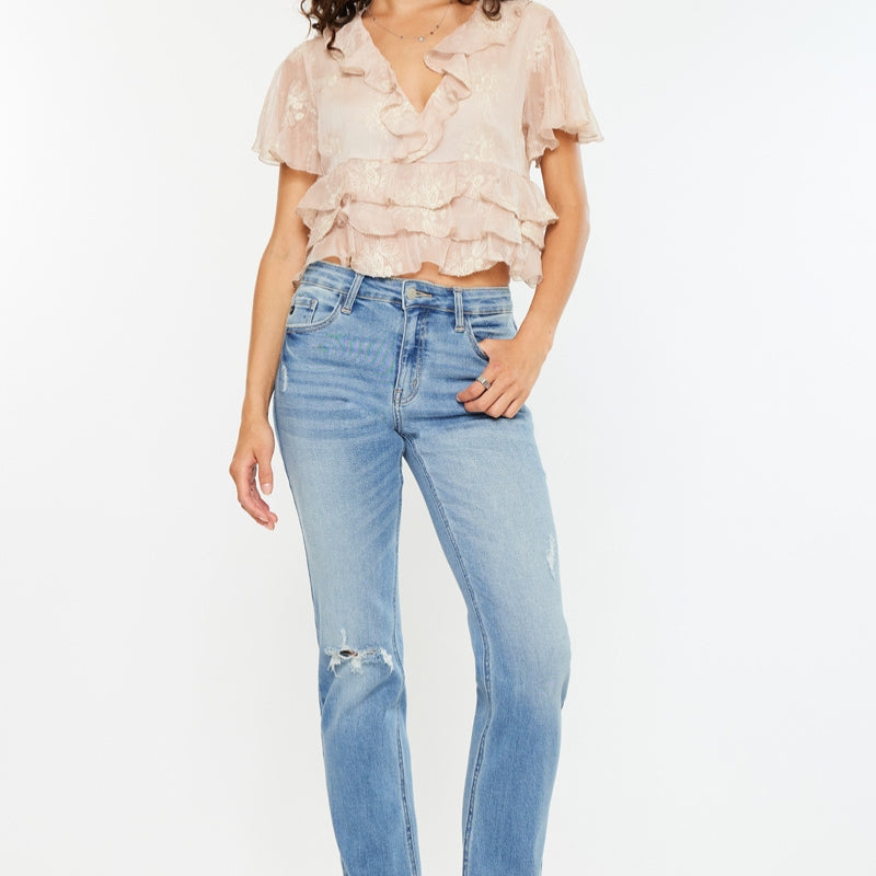 Florence Essentials High Rise Slim Straight - Official Kancan USA