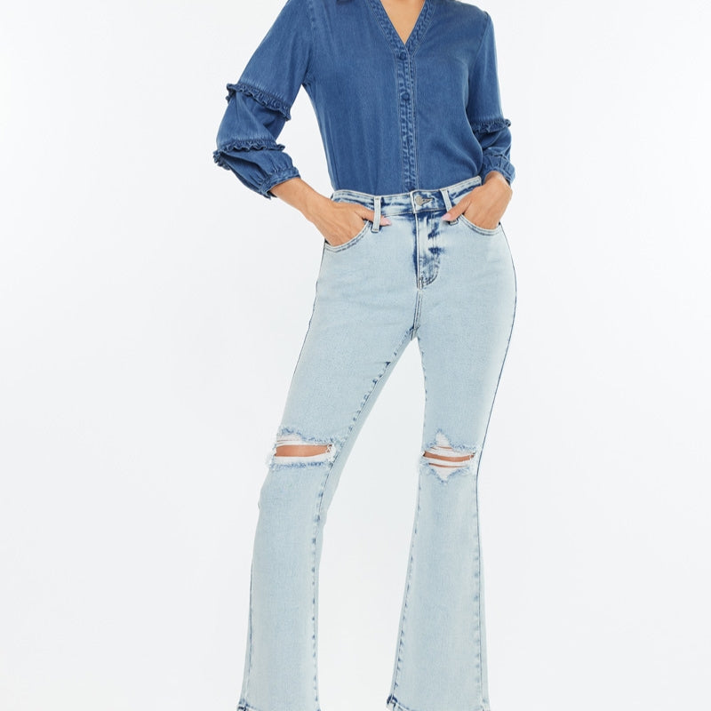 Benny Essentials High Rise Bootcut Jeans - Official Kancan USA