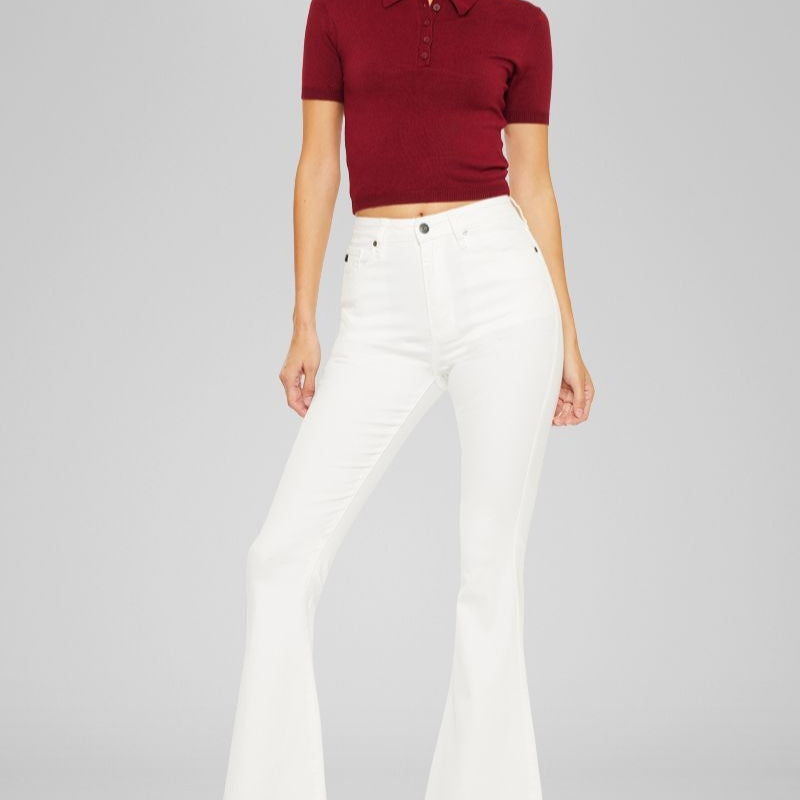 Braelynn Essentials High Rise Super Flare Jeans - Official Kancan USA