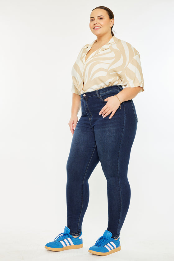 Bluebird High Rise Super Skinny Jeans (Plus Size) - Official Kancan USA