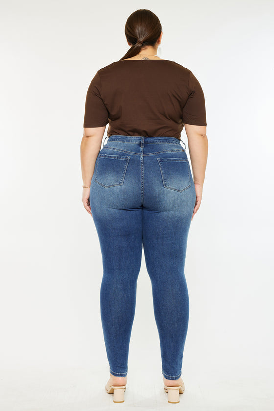 Bluebird High Rise Super Skinny Jeans (Plus Size) - Official Kancan USA