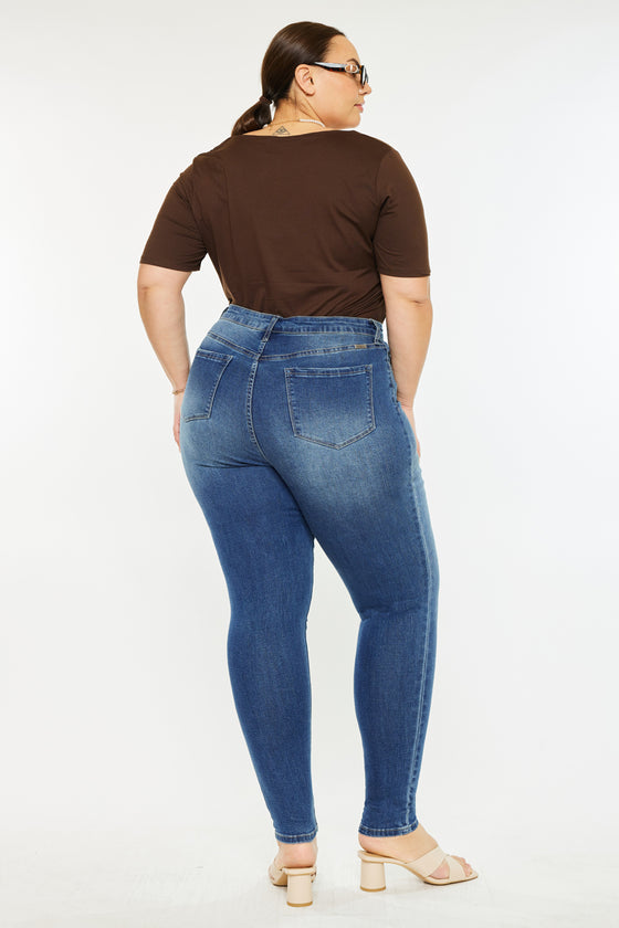 Bluebird High Rise Super Skinny Jeans (Plus Size) - Official Kancan USA