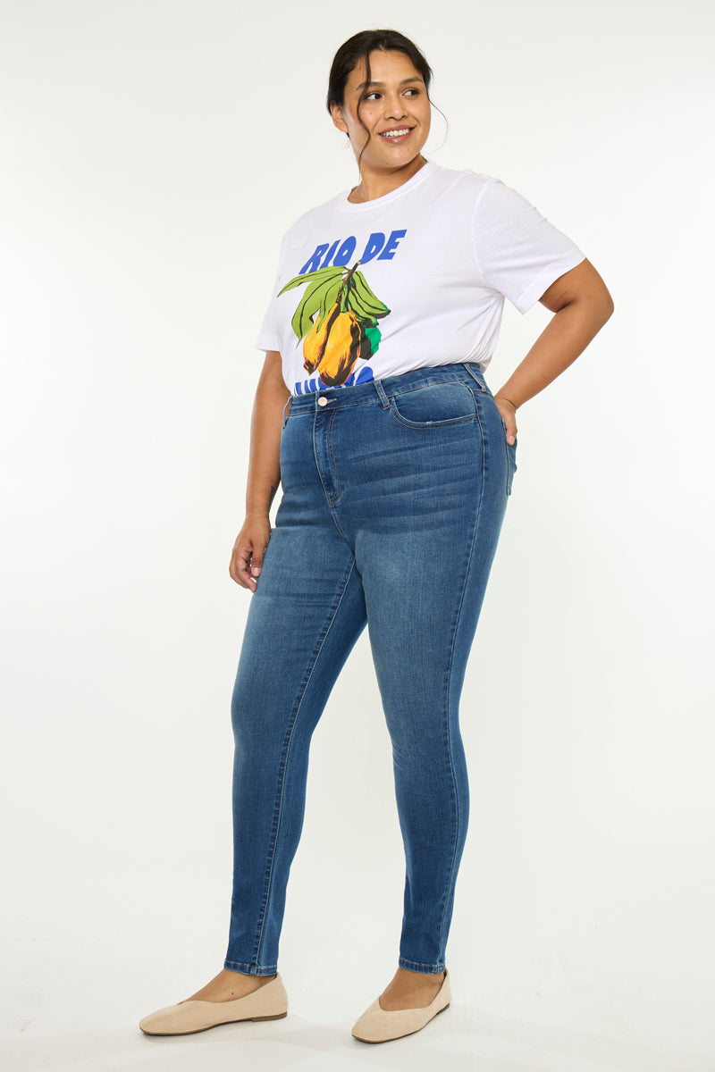 Bluebird Essentials High Rise Super Skinny (Plus Size) - Official Kancan USA