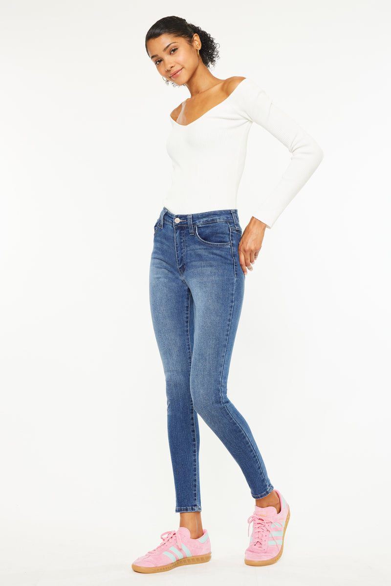 Julija Essentials High Rise Super Skinny Jeans – Kancan USA