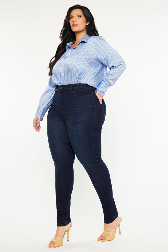 Bluebird High Rise Super Skinny Jeans (Plus Size) - Official Kancan USA