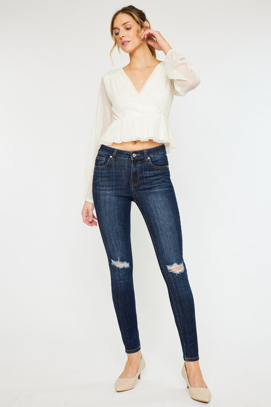 Logan Mid Rise Super Skinny - Official Kancan USA