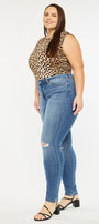 Sharon  Mid Rise Super Skinny Jeans (Plus Size) - Official Kancan USA