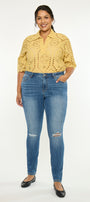 Sharon Mid Rise Super Skinny (Plus Size) - Official Kancan USA