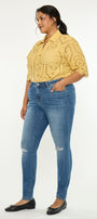 Sharon Mid Rise Super Skinny (Plus Size) - Official Kancan USA