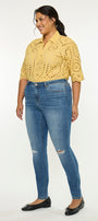 Sharon Mid Rise Super Skinny (Plus Size) - Official Kancan USA