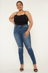 Sharon  Mid Rise Super Skinny Jeans (Plus Size) - Official Kancan USA