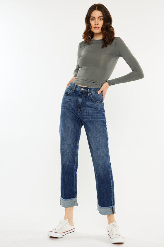 Finley High Rise Straight Leg - Official Kancan USA