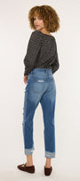 Eloise Essentials High Rise Straight Leg Jeans - Official Kancan USA