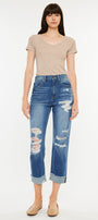 Eloise High Rise Straight Leg Jeans - Official Kancan USA